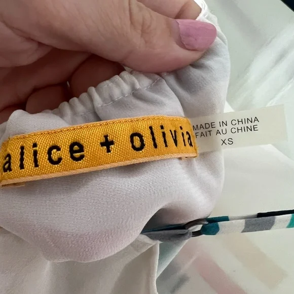 Alice and Olivia Color Block Mini Dress/Top - Picture 3 of 3